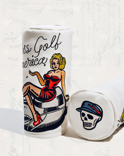 God Bless America Barrel Driver - White