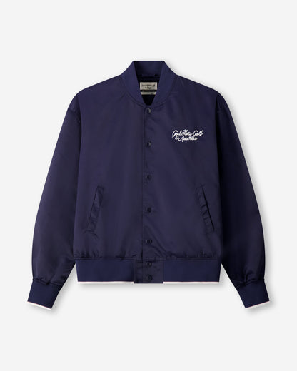 God Bless America Bomber Jacket - Navy