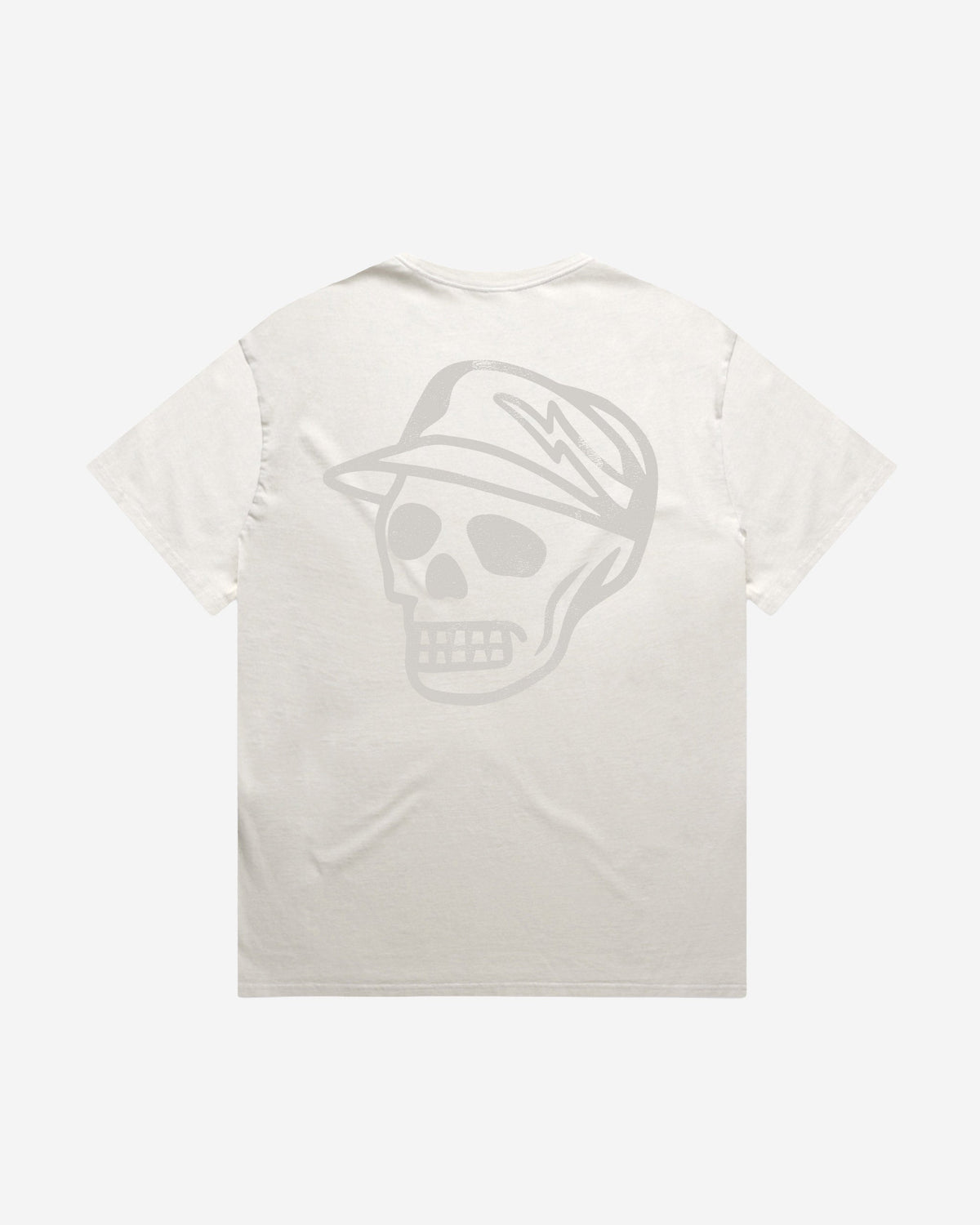 Faded Skull Caddie Tee - Faded Bone