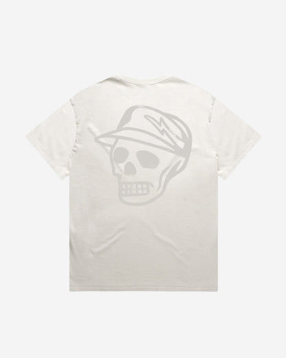 Faded Skull Caddie Tee - Faded Bone