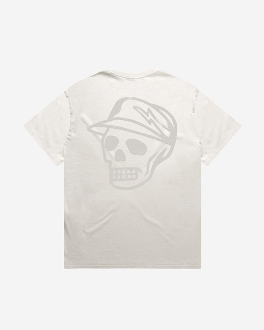 Faded Skull Caddie Tee - Faded Bone