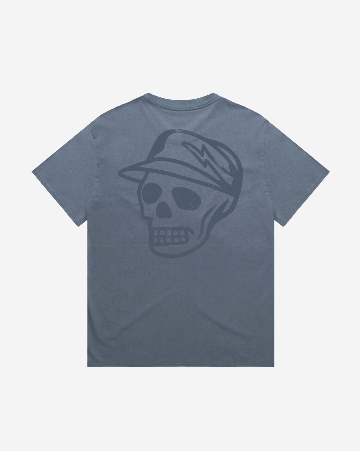 Faded Skull Caddie Tee -  Faded Indigo