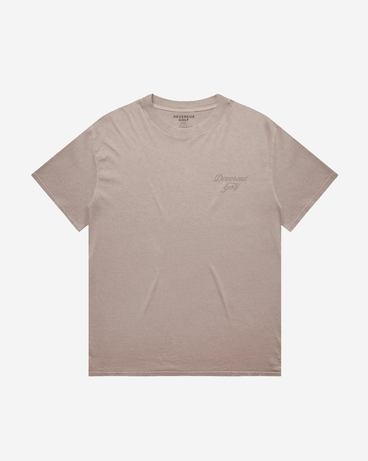 Faded Skull Caddie Tee - Faded Mushroom