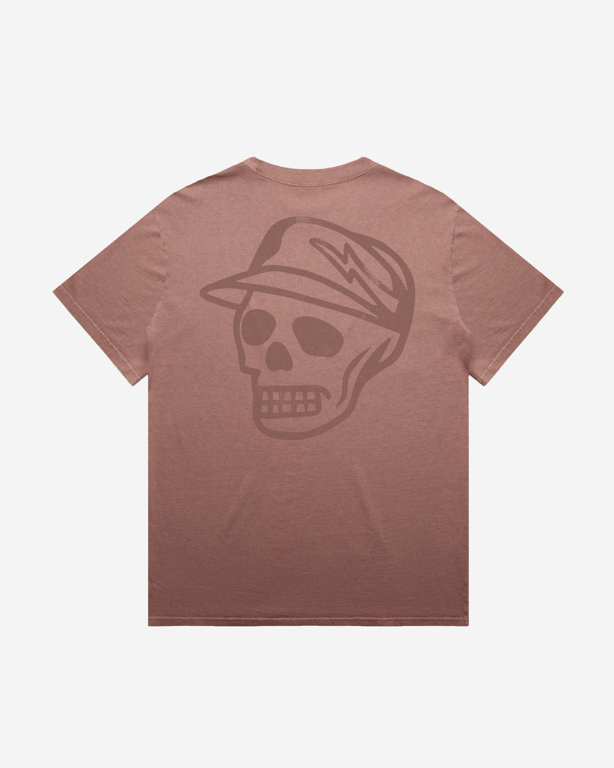 Faded Skull Caddie Tee - Faded Salmon