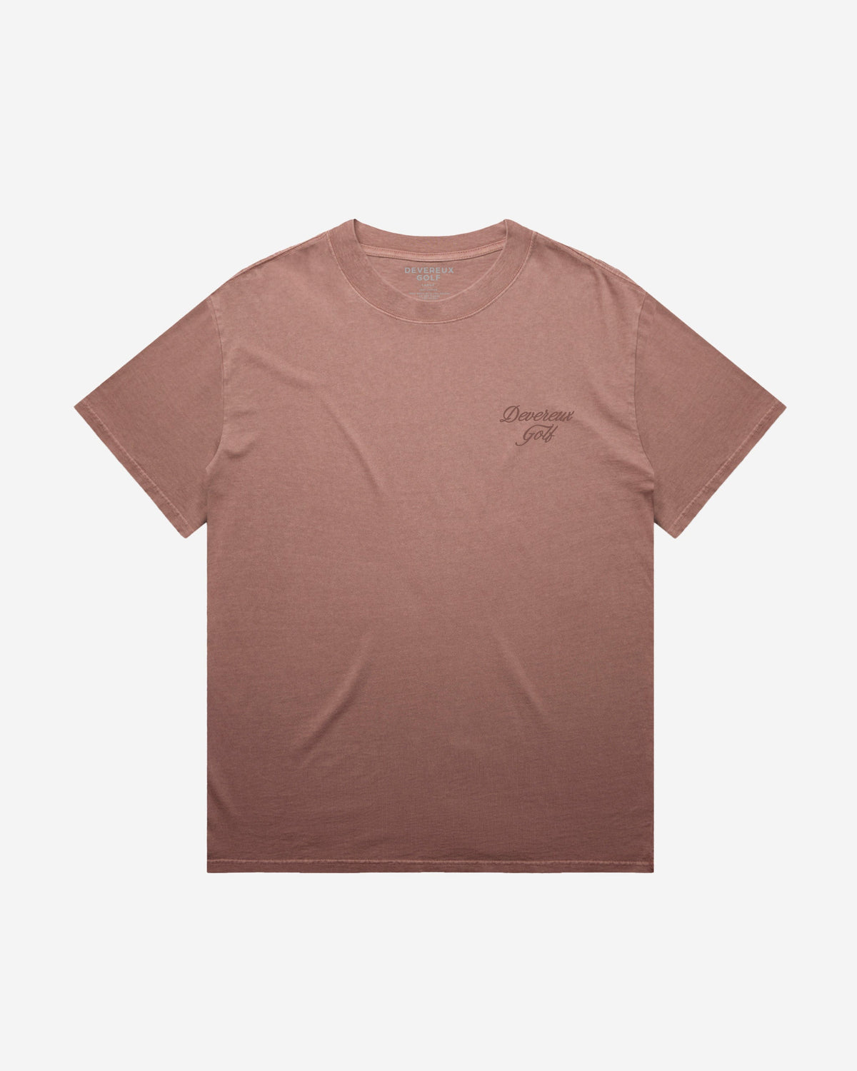 Faded Skull Caddie Tee - Faded Salmon