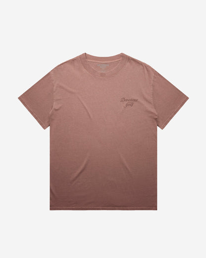 Faded Skull Caddie Tee - Faded Salmon