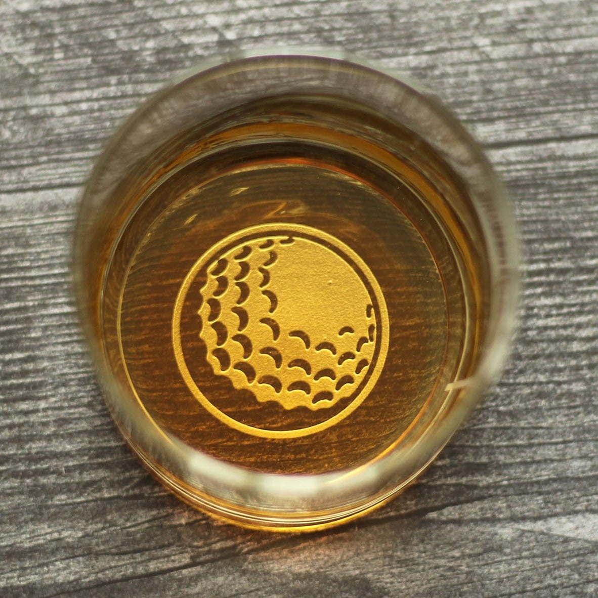 19th Hole & Golf Ball - 10 Ounce Rocks Glass
