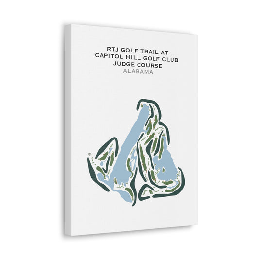 RTJ Golf Trail at Capitol Hill - The Judge Course, Alabama - Printed Golf Courses
