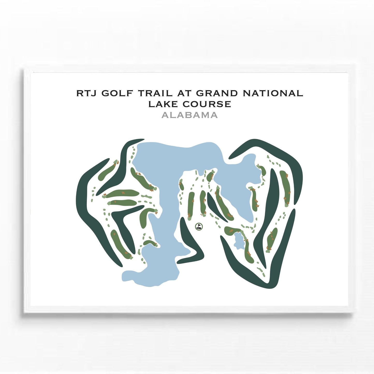 RTJ Golf Trail at Grand National Golf Course, Alabama - Printed Golf Courses