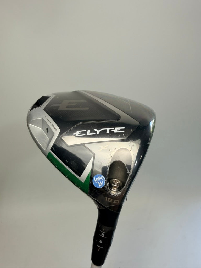 Callaway Elyte X Driver 12° Eldio 40L Ladies RH New w/ Headcover