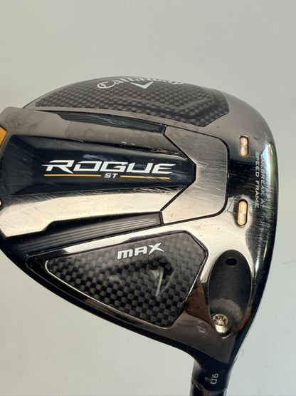 Callaway Rogue ST MAX Driver 9° HZRDUS 60g 6.0 Stiff RH Used