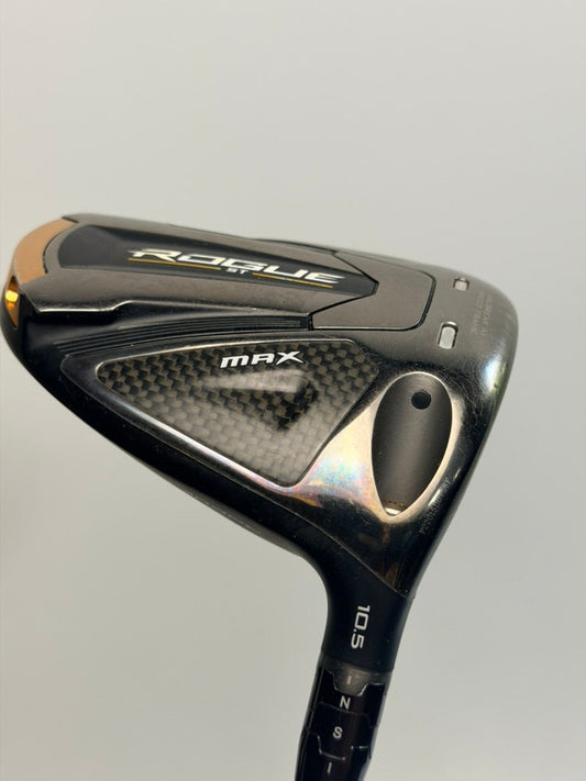 Callaway Rogue ST MAX Driver 10.5° HZRDUS Smoke 60g 6.0 Stiff RH Used
