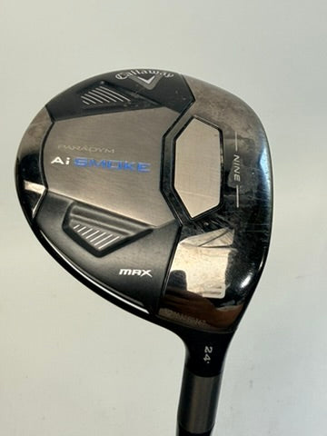 Callaway Ai Smoke MAX 9 Wood 24° Denali 70g 6.5 X-Stiff RH Used