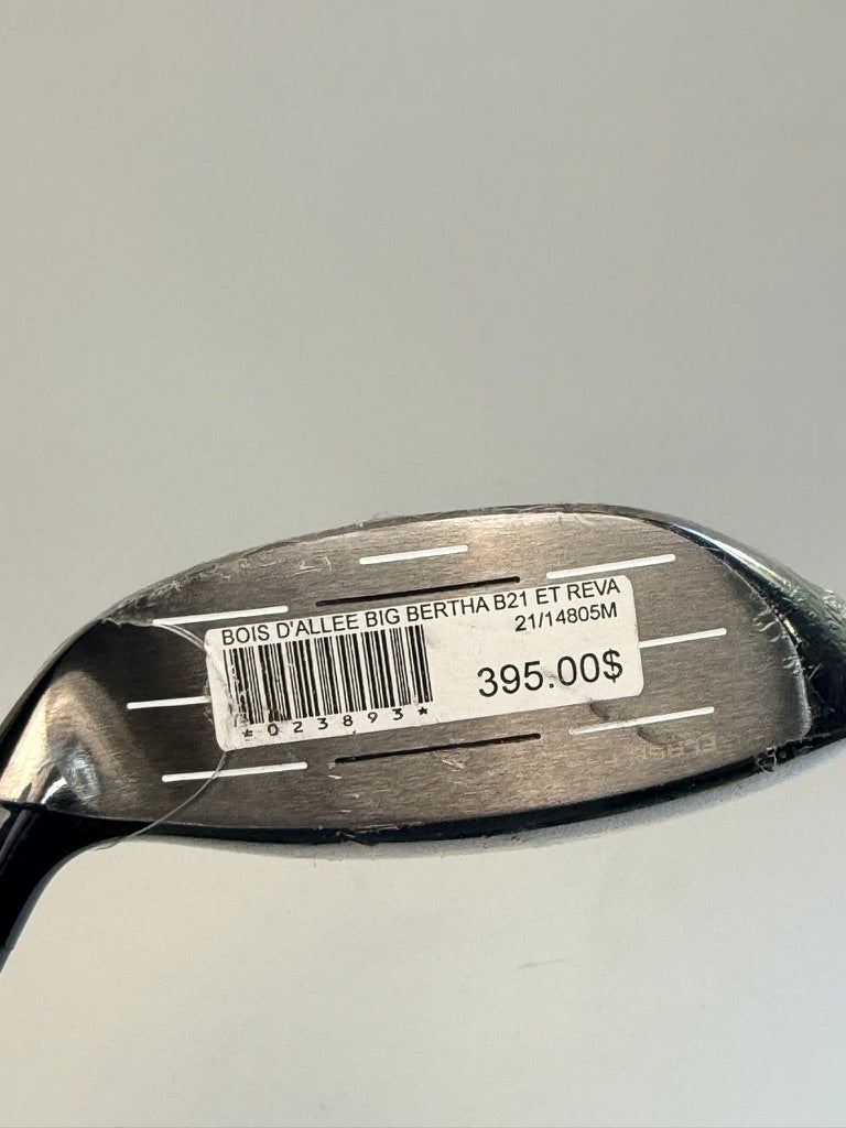 Callaway Big Bertha B21 9 Wood 24° RCH 55 Senior RH New