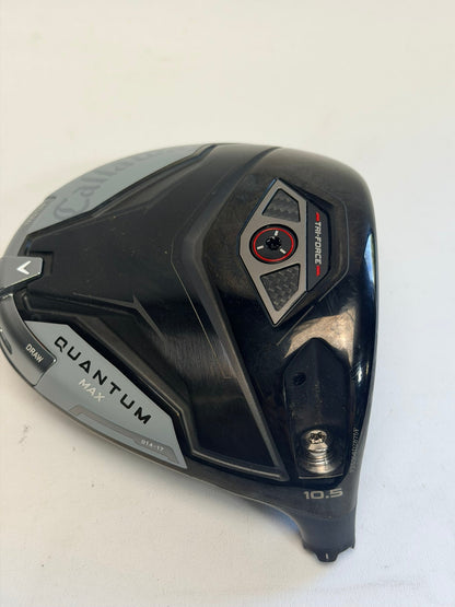 Callaway Quantum MAX Driver Head Only 10.5° RH Good Used + Headcover