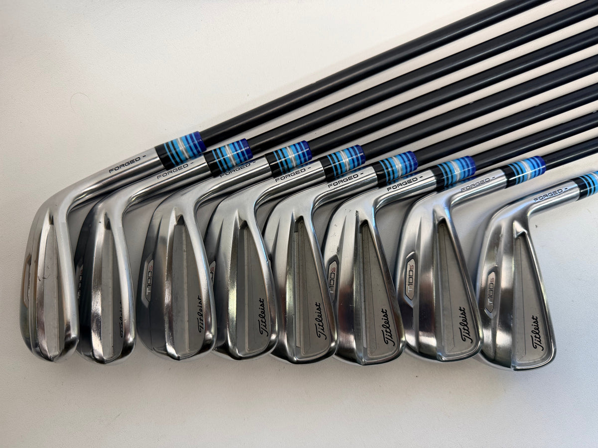 Titleist T100S Iron Set 4-PW 48° RH Fujikura AXIOM 75 R2 Senior Graphite