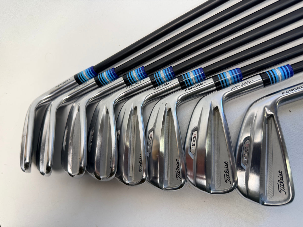 Titleist T100S Iron Set 4-PW 48° RH Fujikura AXIOM 75 R2 Senior Graphite