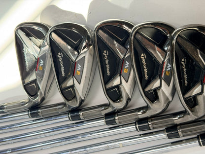 TaylorMade M2 Iron Set 4-PW RH REAX 88 Stiff Winn Midsize