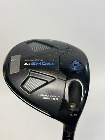 Callaway Ai Smoke Ti 340 Mini Driver 11.5 RH Denali 50g 5.5 Regular