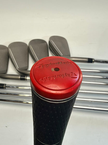 TaylorMade AeroBurner Irons 4-PW AW RH REAX 88 Steel Stiff (Used)