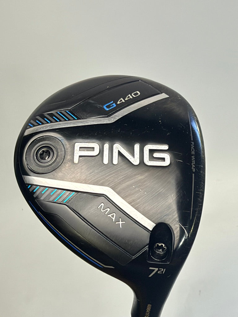 Ping G440 MAX 7 Wood 21° RH Denali 70G Stiff (Used)
