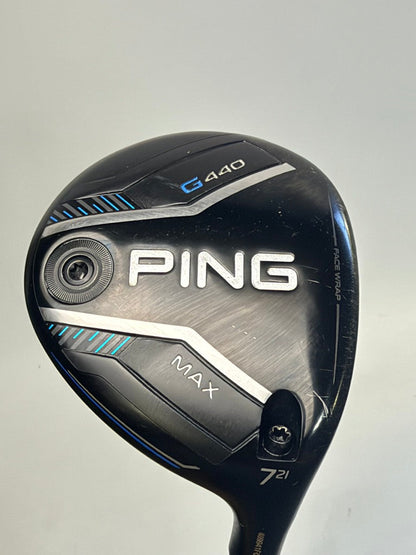 Ping G440 MAX 7 Wood 21° RH Denali 70G Stiff (Used)