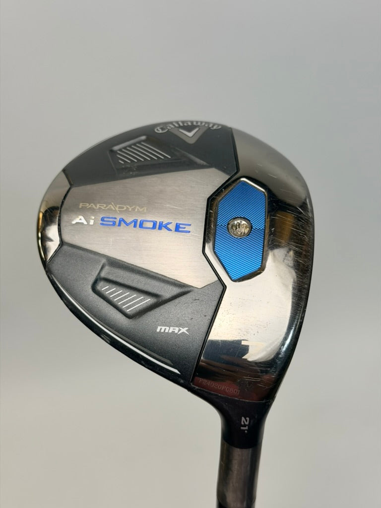 Callaway Paradym Ai Smoke Max 7 Wood 21° RH MPF Pro Series FW Flex Unmarked