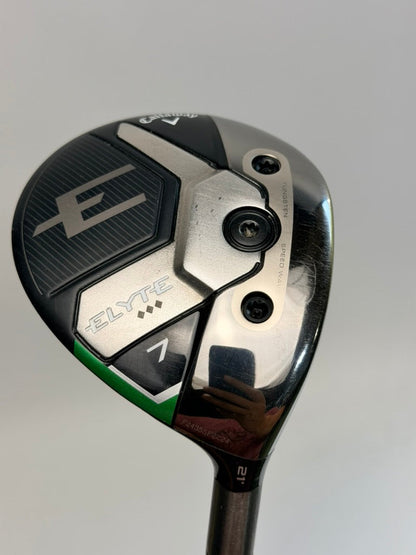 Callaway Elyte Triple Diamond 7 Wood 21° RH Aretera EC1 Blue 75/4 Stiff 42.25in