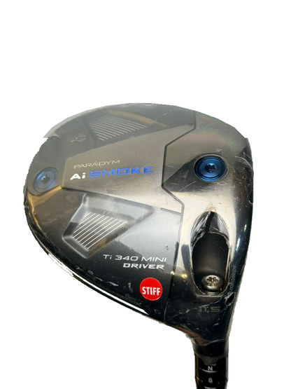 Callaway Paradym Ai Smoke Ti 340 Mini Driver 11.5° RH Denali Black 60 Stiff New
