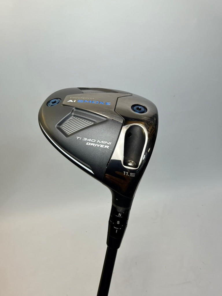 Callaway Paradym Ai Smoke Ti 340 Mini Driver 11.5° Denali Black Stiff