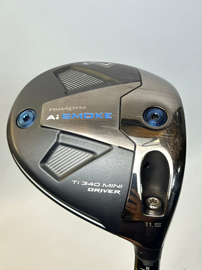 Callaway Paradym Ai Smoke Ti 340 Mini Driver 11.5° Denali Black Stiff