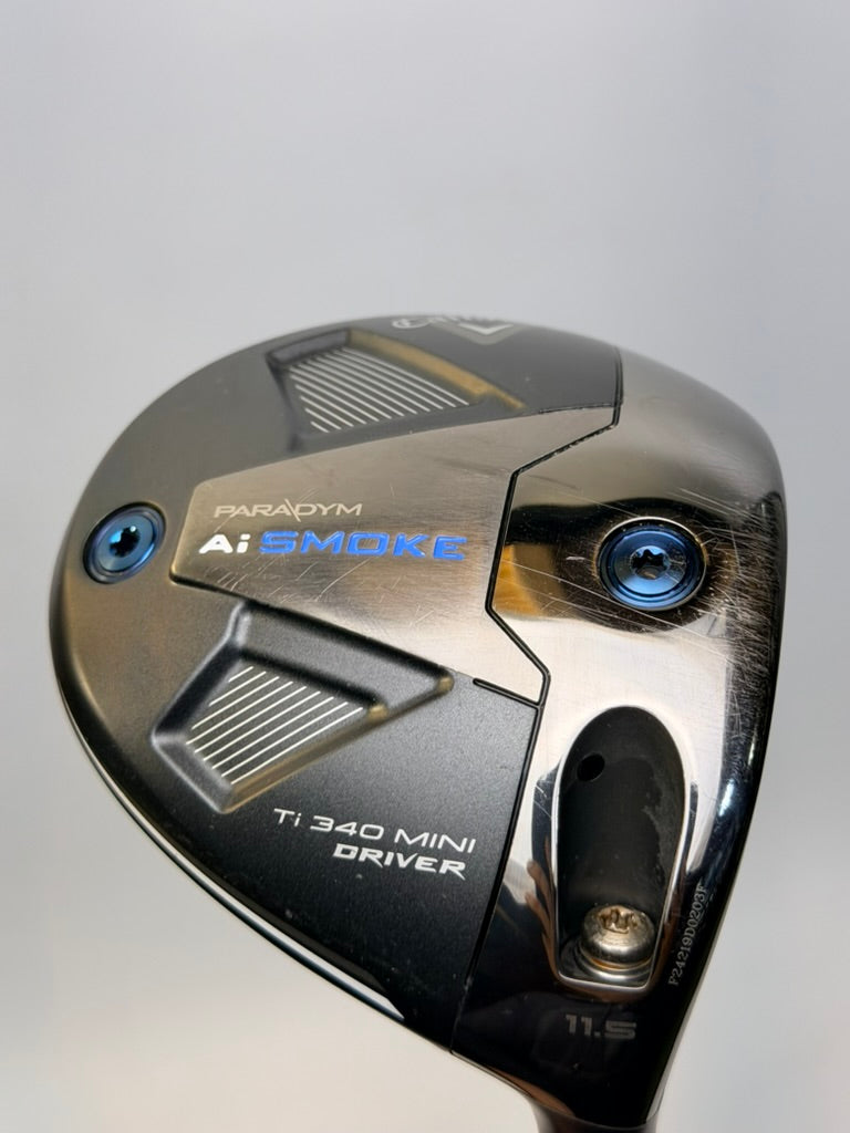 Callaway Paradym Ai Smoke Ti 340 Mini Driver 11.5° Denali Blue Stiff