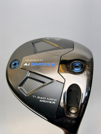 Callaway Paradym Ai Smoke Ti 340 Mini Driver 11.5° Denali Blue Stiff