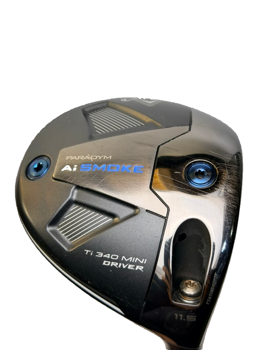 Callaway Paradym Ai Smoke Ti 340 Mini Driver 11.5° Denali Blue Stiff