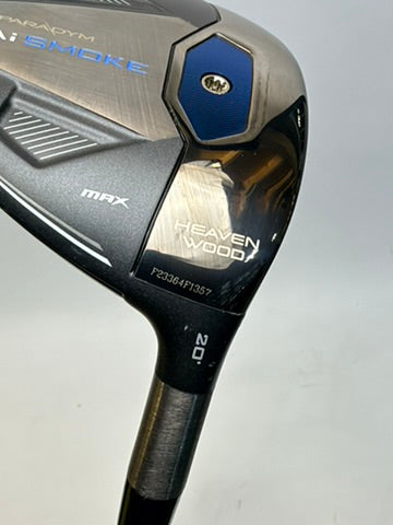 Callaway Paradym Ai Smoke MAX Heavenwood 20° Cypher Fifty 5.0