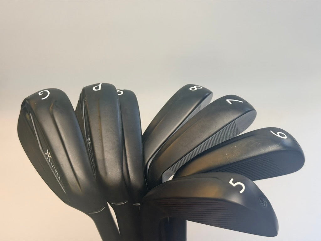Miura IC-602 Black 5-GW Iron Set RH Fujikura AXIOM 105 S Stiff Midsize