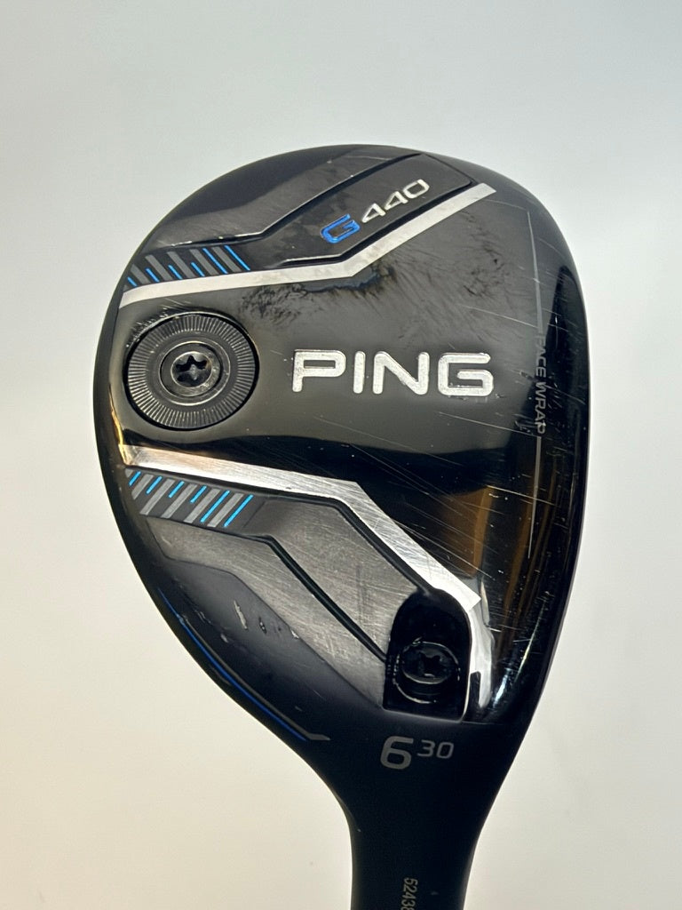 PING G440 6 Hybrid 30° RH ALTA CB Blue 70g Regular Tan Grip
