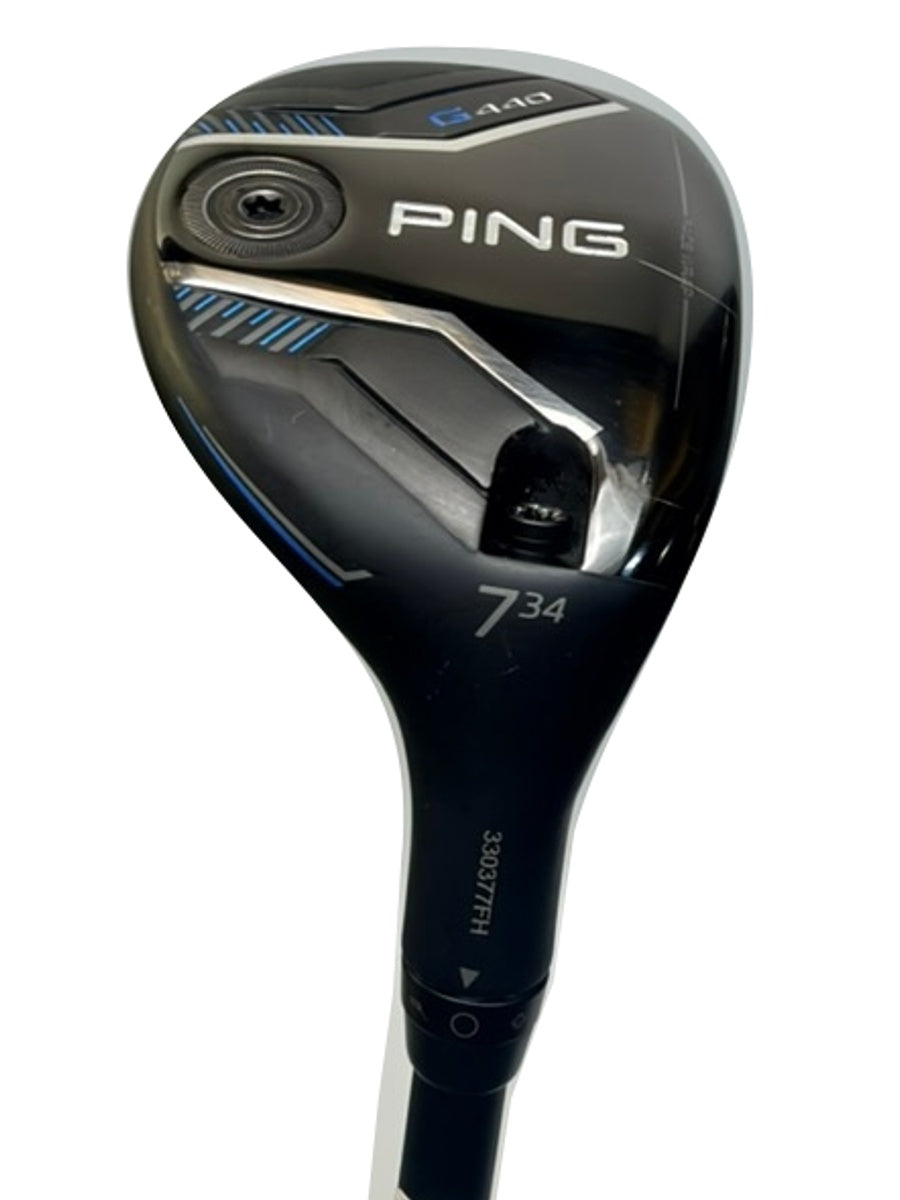 PING G440 7 Hybrid 34° RH ALTA CB Blue 70g Senior Winn Grip