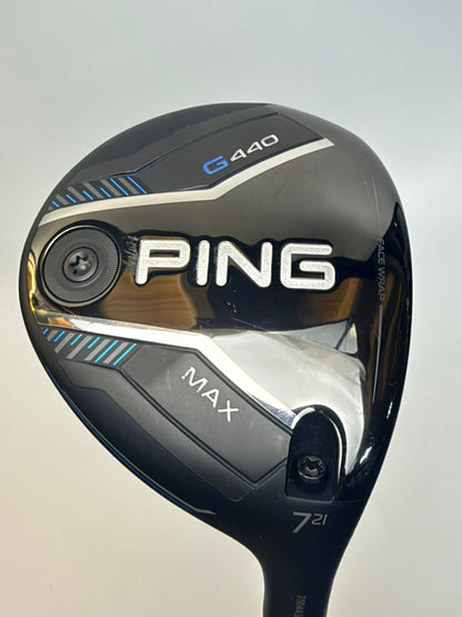 PING G440 MAX 7 Wood 21° RH ALTA CB Blue 65g Senior Flex
