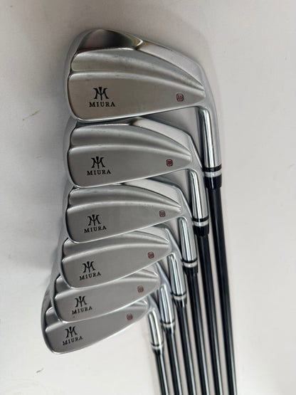 Miura KM-700 Red Stamp 5-PW Axiom 105 S VeloCore Stiff Iron Set RH