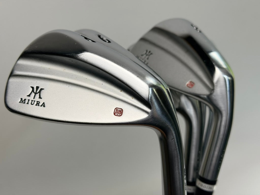 Miura KM-700 Red Stamp 5-PW Axiom 105 S VeloCore Stiff Iron Set RH