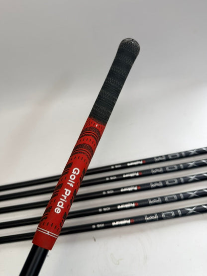 Miura KM-700 Red Stamp 5-PW Axiom 105 S VeloCore Stiff Iron Set RH
