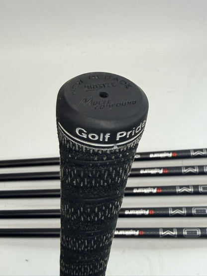 Miura KM-700 Red Stamp 5-PW Axiom 105 S VeloCore Stiff Iron Set RH