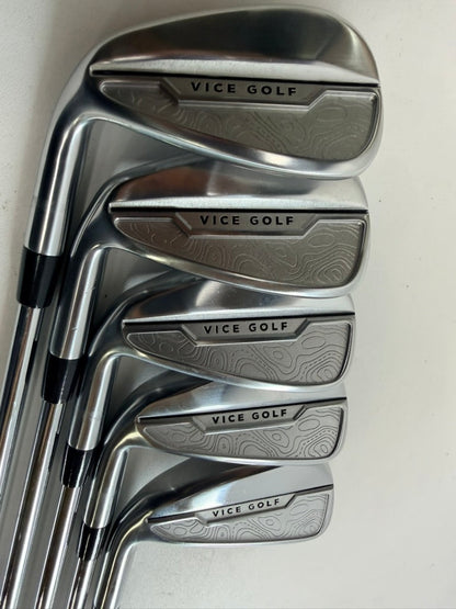 Vice Golf VGI02 6-PW KBS Tour 105g Regular Steel Iron Set RH