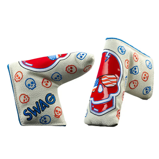 Swag Golf - Skulls USA Glasses Blade Putter Headcover - GOLF LEAGUE