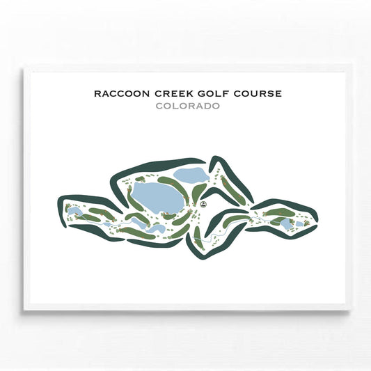 Raccoon Creek Golf Course, Colorado - Printed Golf Courses