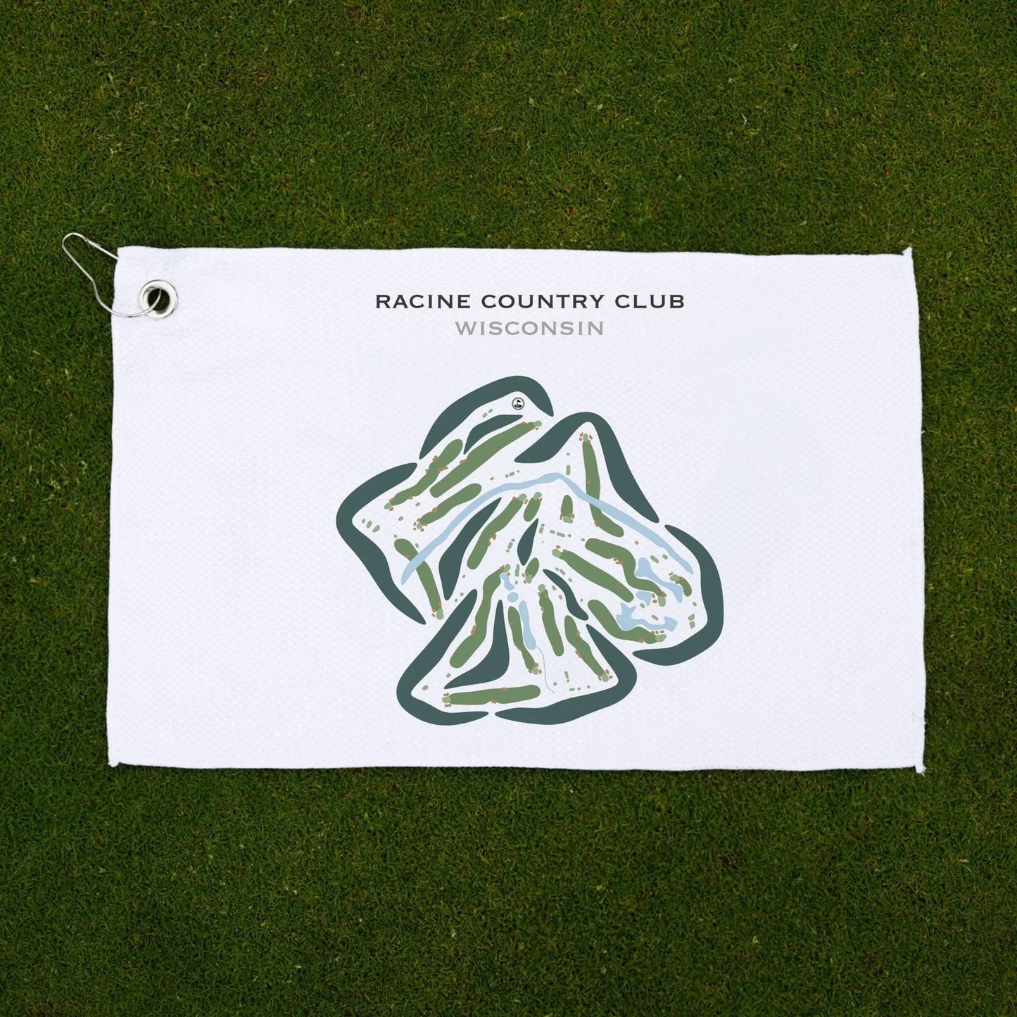 Racine Country Club, Wisconsin - Printed Golf Courses