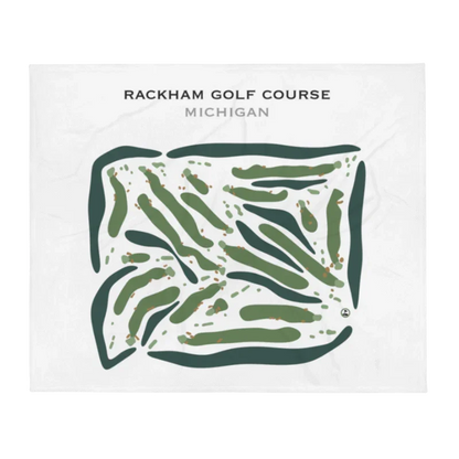Rackham Golf Course, Michigan - Printed Golf Courses