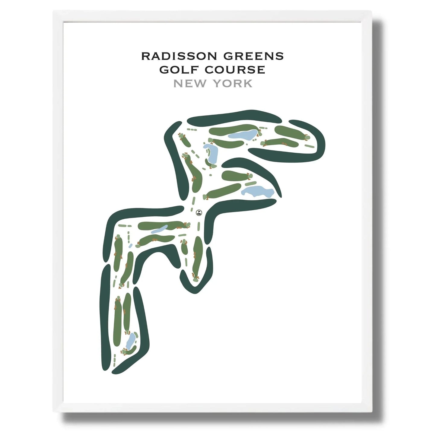 Radisson Greens Golf Course, New York - Printed Golf Courses