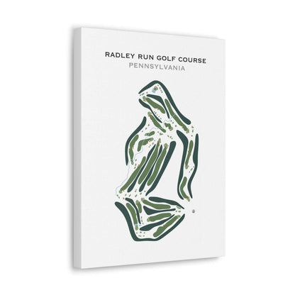 Radley Run Golf Course, Pennsylvania - Printed Golf Course